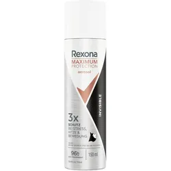 4x Rexona, Deo, Maximum Protection Spray Invisible 96h 150 ml (Spray, 150 ml)