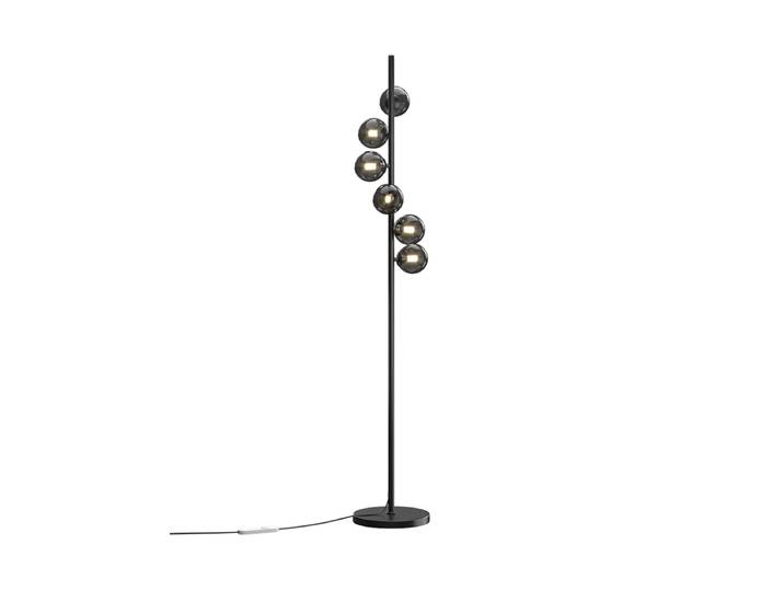 Cluster Stehlampe „Dallas“ Schwarz/Rauchglas Maytoni