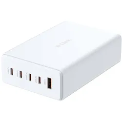 D-Link 240W GAN CHARGER (240 W, 5 Ports), USB Ladegerät, Weiss