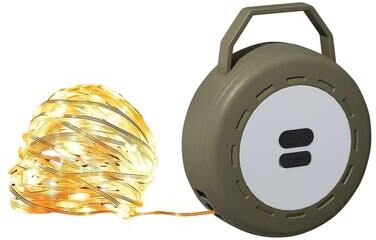 Everyday Crate LumaTrail LED Camping String Lights Rechargeable Tent Lantern yellow
