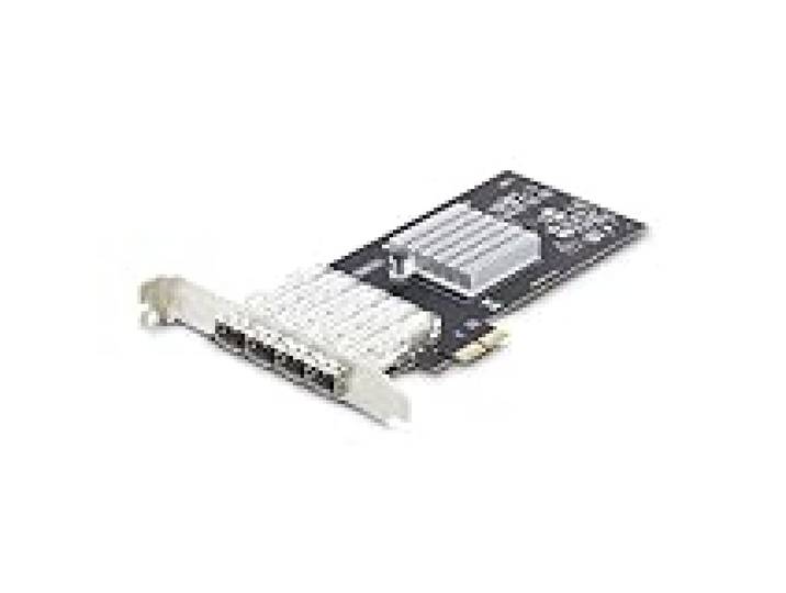 StarTech Carte Réseau GbE SFP à 4 Ports, Intel I350-AM4, Cuivre/Fibre