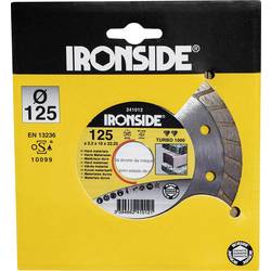 IRONSIDE 241012 Diamanttrennscheibe Durchmesser 125 mm Keramik, Kunststein, Klinker, Ton, Naturstein, Dachziegel, Marmor 1 St.