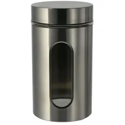 for friends Aufbewahrungsdose   ¦ silber ¦ Glas,Edelstahl ¦ Maße (cm): H: 18  Ø: 10.0