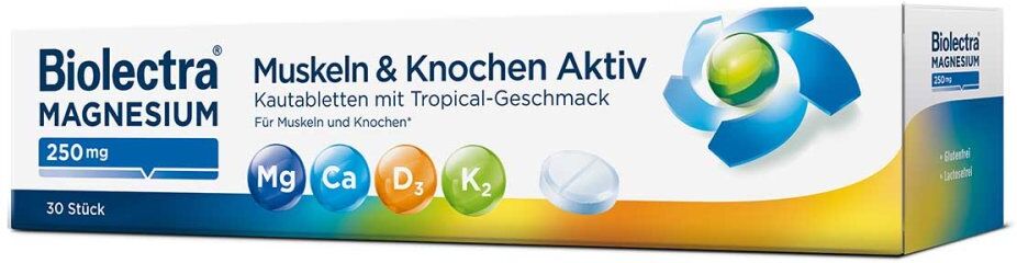 Biolectra Magnesium 250 mg Muskeln & Knochen Aktiv