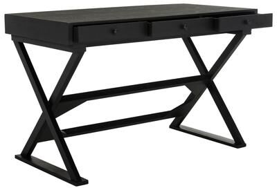SAFAVIEH Gilbert 47-Inch Weathered Wood Desk, Farmhouse