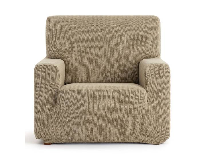 Housse de fauteuil extensible beige 80 * 120