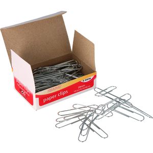 Böttcher-AG Büroklammern 28mm, silber, verzinkt, 100 Stück