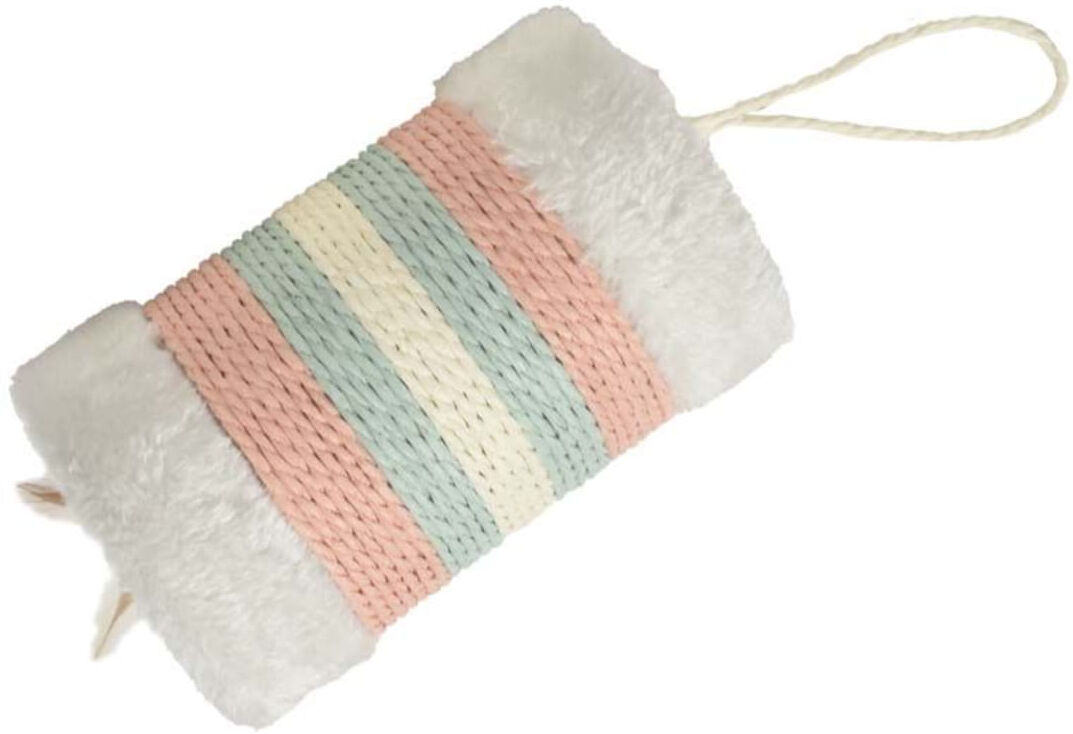 CROCI Gioco Gatto Corda Tiragraffi Rosa