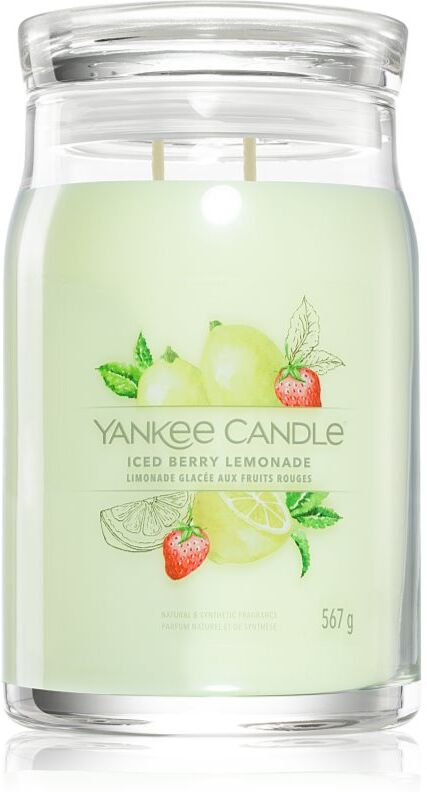 Yankee Candle Iced Berry Lemonade bougie parfumée Signature 567 g