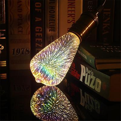 weihnachten 3d feuerwerk glühbirnen dekorationen led birne e27 5w 85-265v vintage retro edison glühbirne stern feuerwerk lampe urlaub nachtlicht neuheit weihnachten