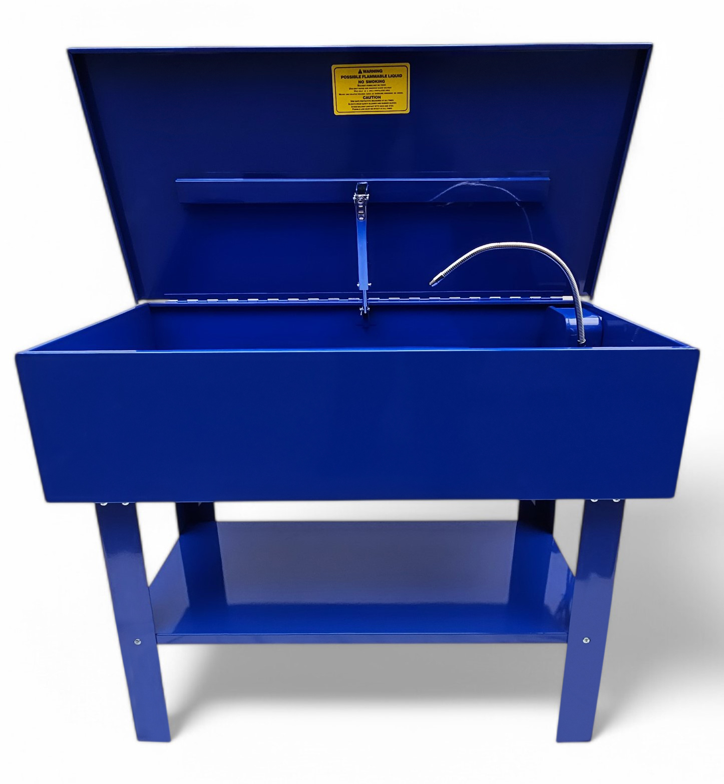 Teilewaschgerät 150 Liter, Waschgerät mit Förderpumpe, Waschtisch 230V