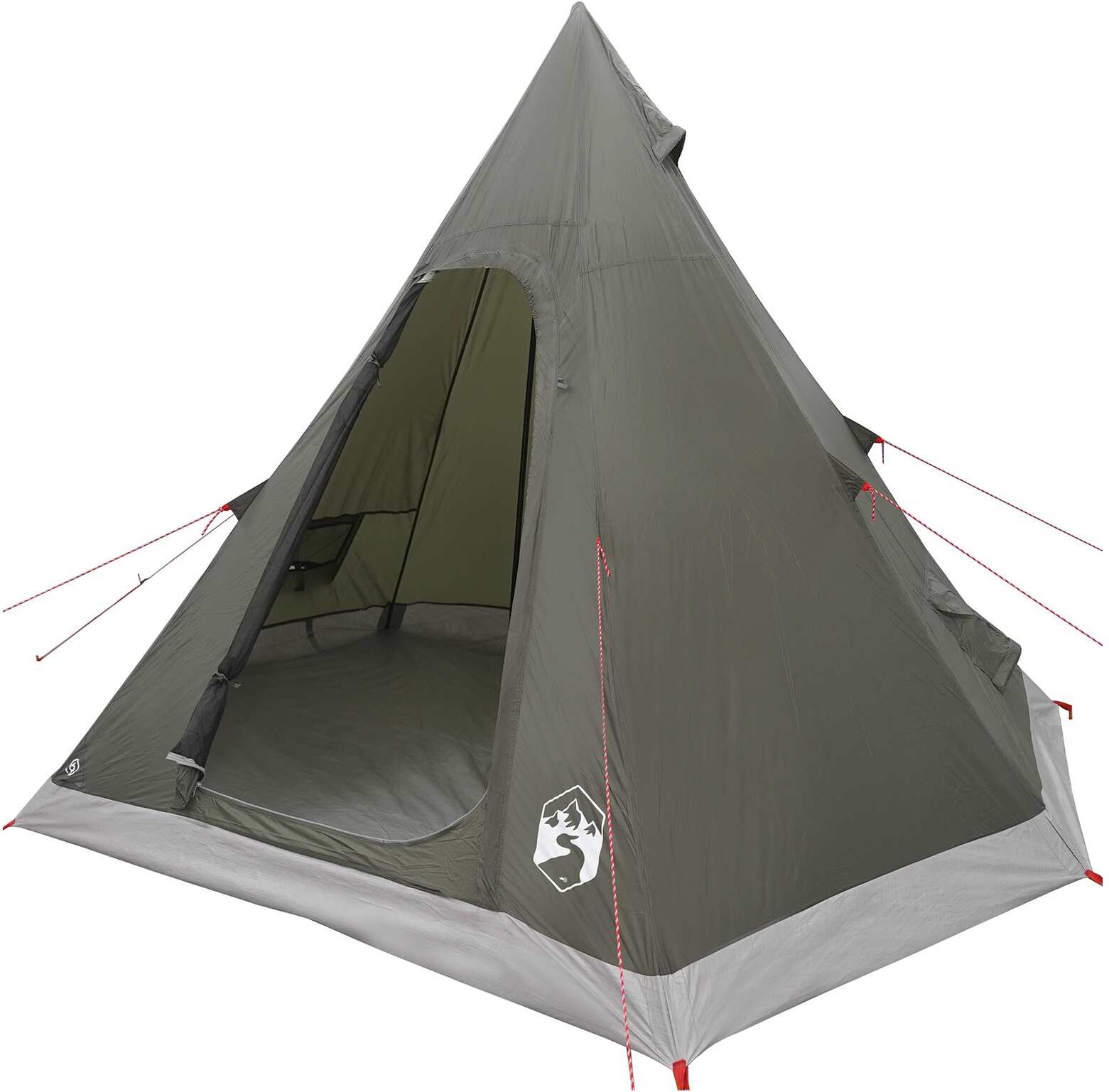 vidaXL Tipi Tent Water-Resistant 3 personne Vert armée