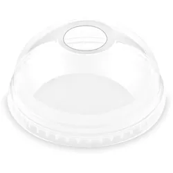 Domdeckel (rPET) mit Öffnung für Becher Ø95mm