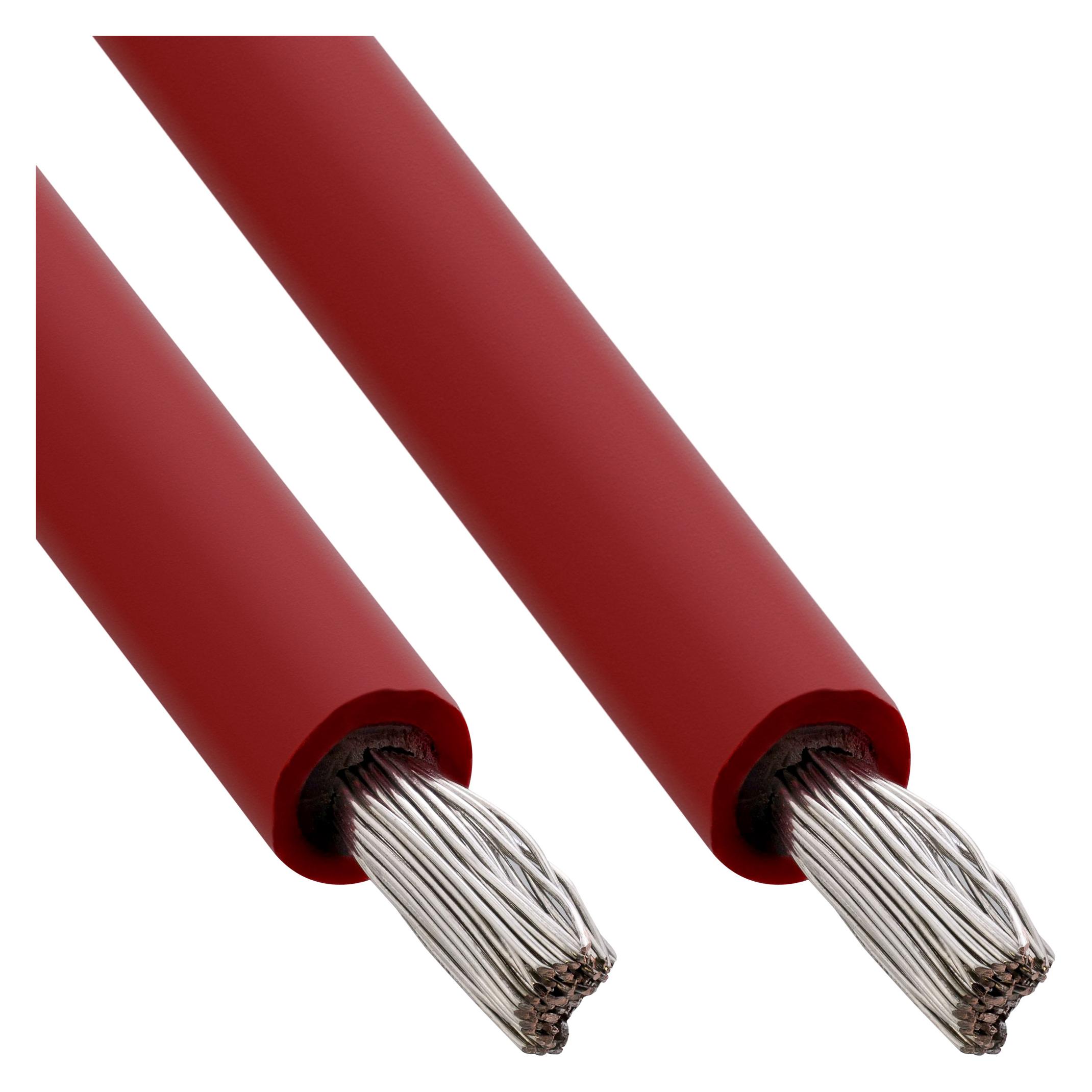 InLine Solar Installationskabel Meterware H1Z2Z2-K 6mm² rot 50m (94650R)