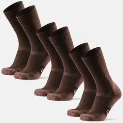 CLASSIC WANDER CREW SOCKEN - 3-Pack - Braun - 35-38