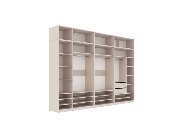 Marmex Möbel Kleiderschrank TRES SET Q/N Ankleidezimmer-Möbel Einbauschrank Schuhe Kleidung (9-St) begehbarer Kleiderschrank, Garderobe, Modulschrank