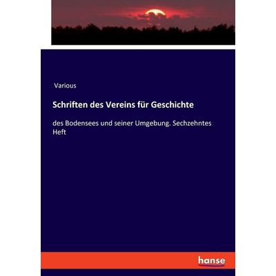 Schriften des Vereins für Geschichte, Taschenbuch von Various, Hansebooks, 978-3-348-09426-9