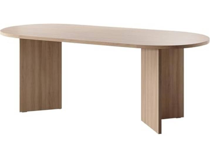 Selsey OVO Esstisch, 90 x 204 cm, Oval, Lindberg Eiche