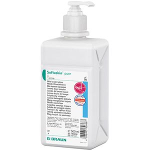 B.Braun Seife Softaskin pure Milde Waschlotion, Pumpspender, parfümfrei, pH-hautneutral, 500ml