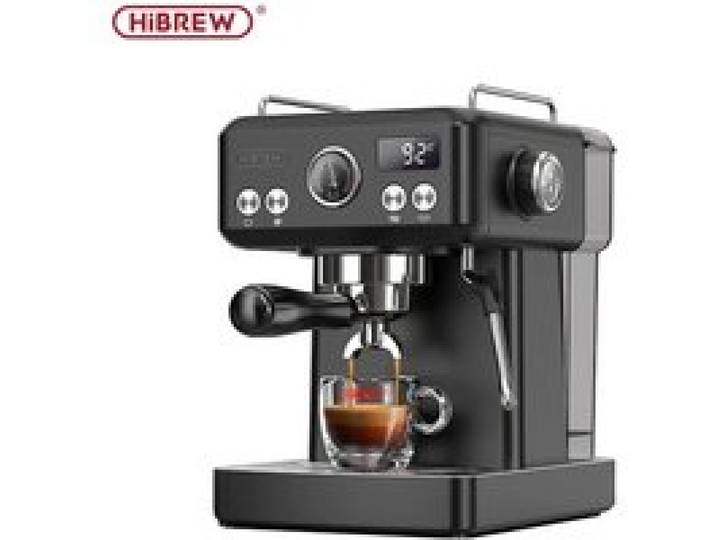 Machine à café expresso semi-automatique HiBREW H10A 20 bars cafetière à café chaud/froid - Noir
