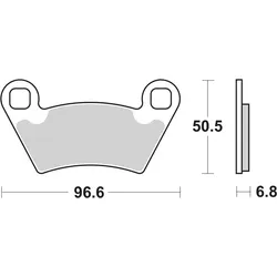 SBS Bremsbelag 800RSI Offroad Racing Sinter