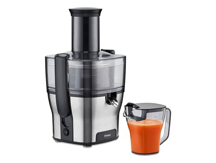 Trisa Pure Juice Entsafter 1500W für Obst & Gemüse XXL-Einfüllschacht 750ml