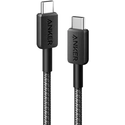 Anker 322 USB-C auf USB-C Kabel 60W 90cm geflochten schwarz