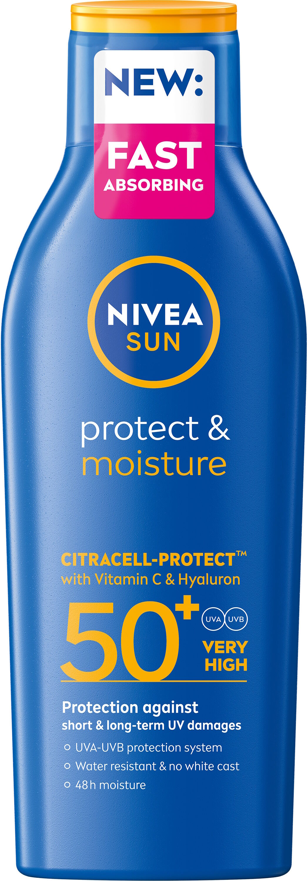 NIVEA Protect & Moisture Sun Lotion SPF 50+ 200 ml