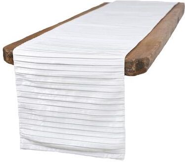 Manor Luxe Moonbeam Contracted Table Runner, 15 by 70-Inch, Gold