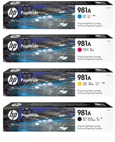 HP 981A Pack cartuchos de tinta 4 colores