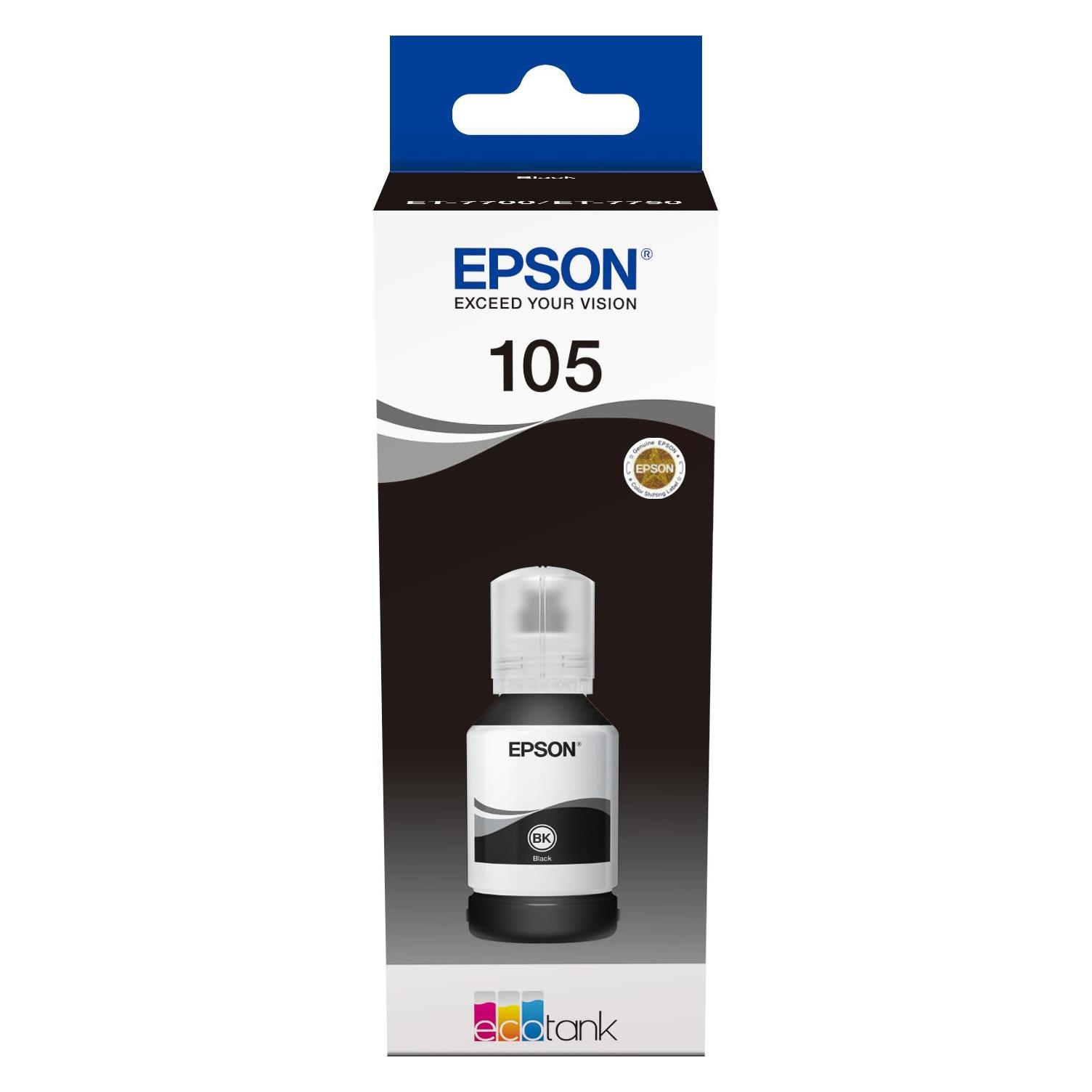 Epson 105 EcoTank Ink (BK) (C13T00Q140)
