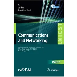 Communications and Networking, Fachbücher von Deze Zeng, Lei Shu, Bo Li