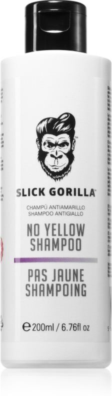 Slick Gorilla No Yellow Shampoo shampoing pour cheveux blonds 200 ml