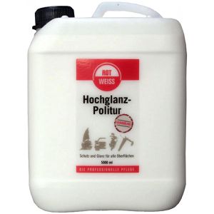RotWeiss Autopolitur 4300 Hochglanzpolitur, mit Versiegelung, silikonölfrei, 5 Liter