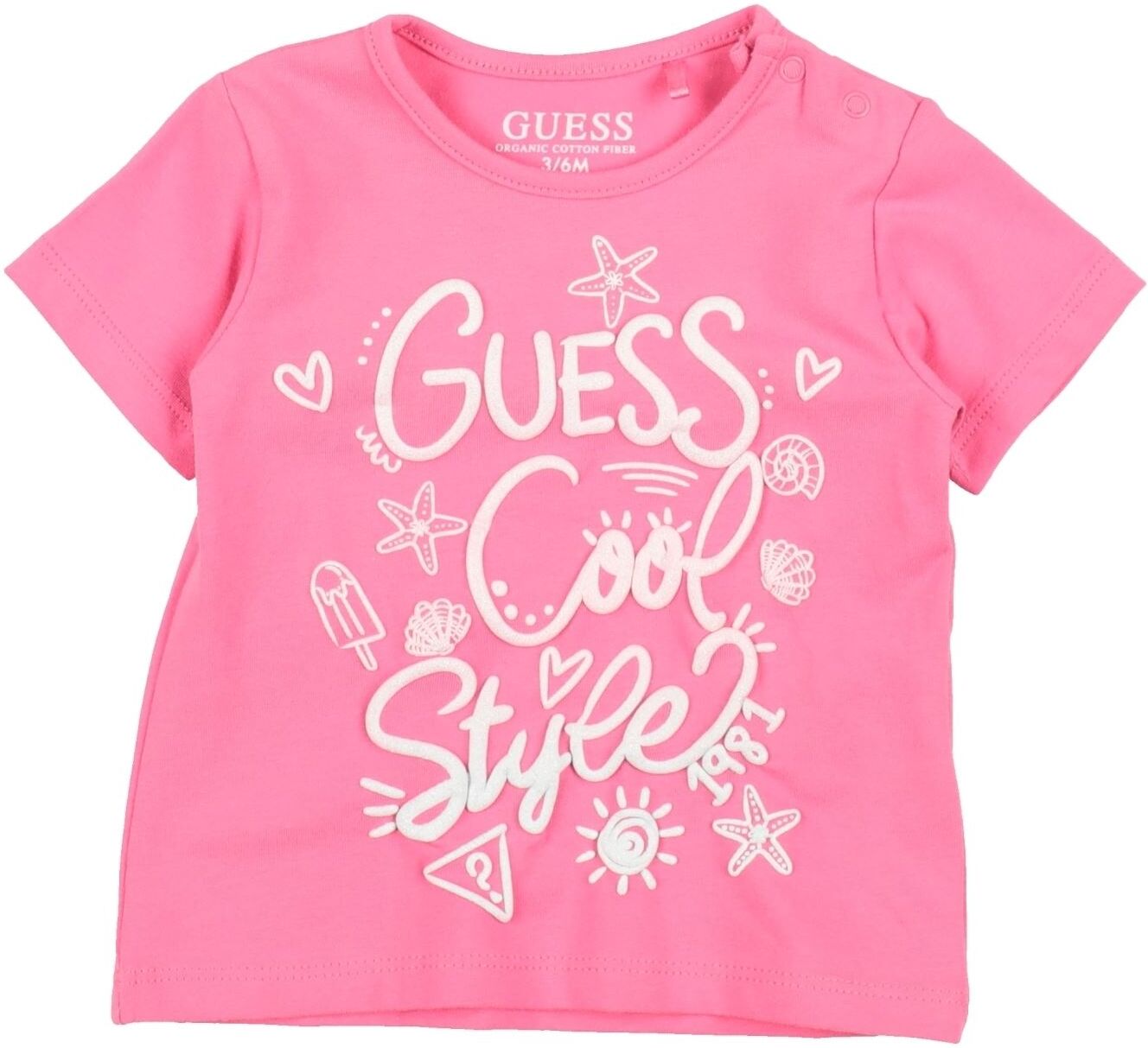 Guess Camiseta Chica Rosa 12,18,3,6 Chica