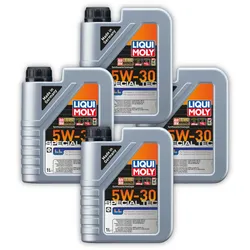 4x Motoröl LIQUI MOLY 1192 Special TEC LL 5W-30 Leichtlauf synthetisch 1 Liter