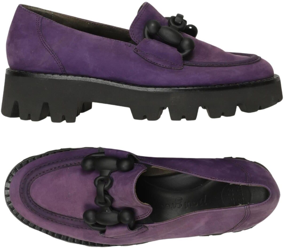 Paul Green Damen Halbschuh, Lila, Gr. EU 36, Leder - Second Hand