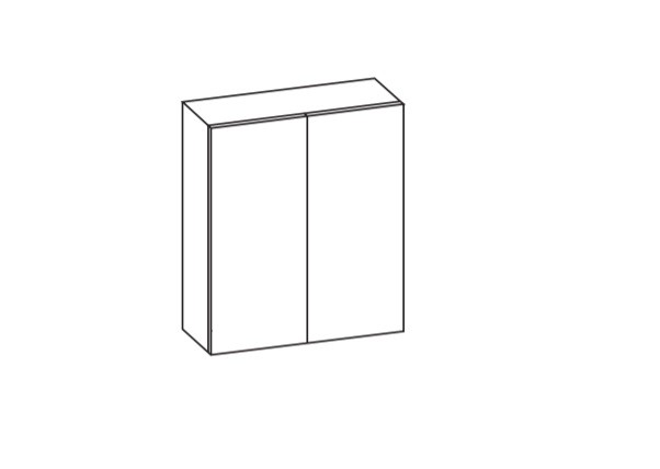 Artiqua 400 Wandschrank, Oxid Dunkelgrau quer, 400-OST-2-60-16-7184-723 400-OST-2-60-16-7184-723