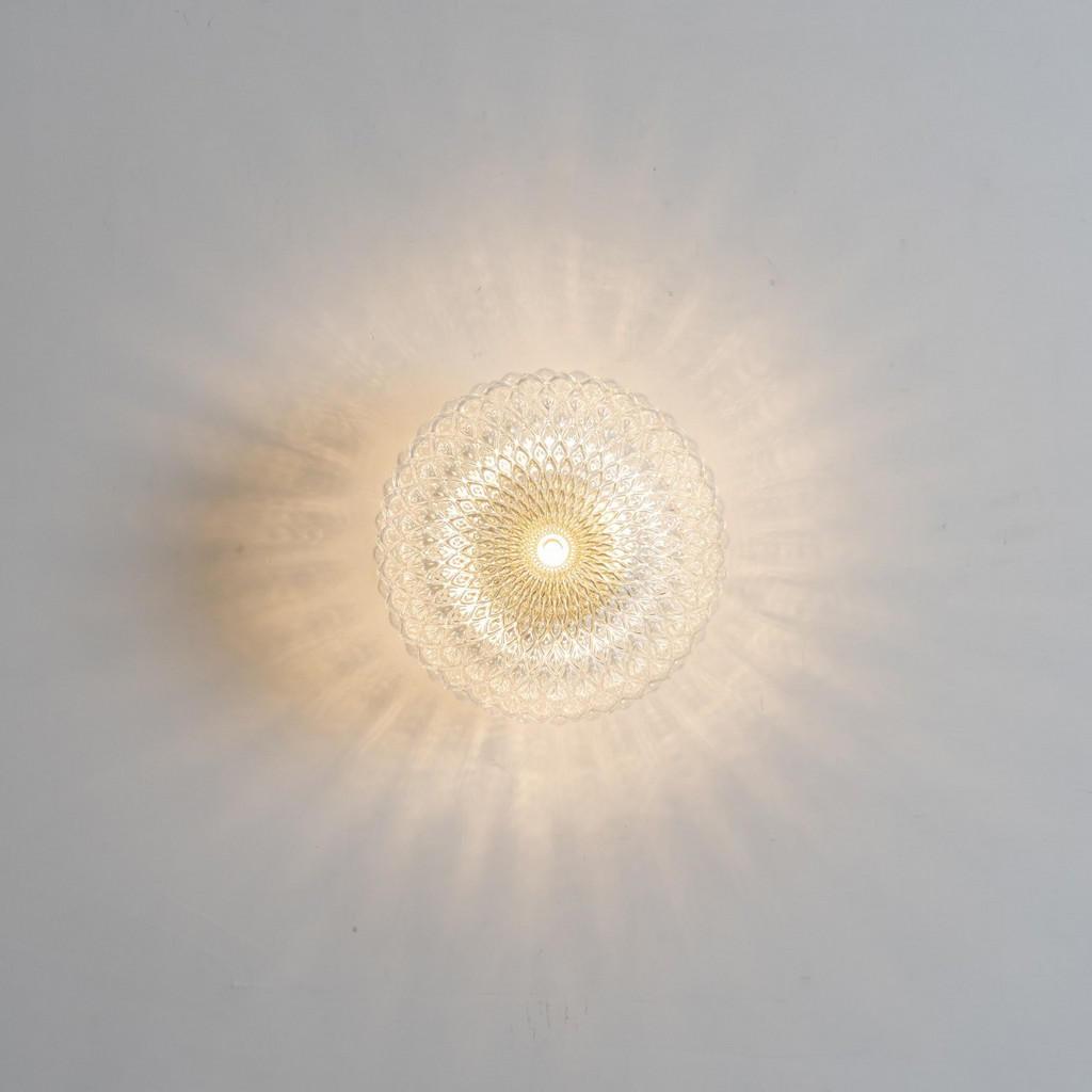Kosilum Deckenleuchte, Transparent, Glas, 21x13.5x13.5 cm, Lampen & Leuchten, Innenbeleuchtung, Deckenleuchten