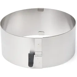 Patisse Tortenring niedrig, verstellbar mit Verschluss