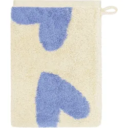 Hearts Waschlappen 16 x 22 cm, blau