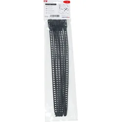 HT 115-11350 - Lösbarer Softbinder 340x11 mm, schwarz