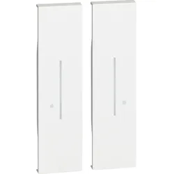 BTicino KW36M2 LivingNow Tastenabdeckung f.2-fach-Wandsender with Netatmo White
