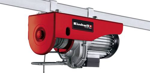 Einhell 2255140 Elektrischer Seilhebezug Tragfähigkeit (mit Umlenkrolle) 500kg Tragfähigkeit (ohne Umlenkrolle) 250kg