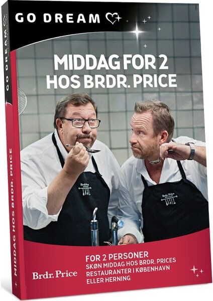 Go Dream - Middag For 2 Hos Brdr. Price