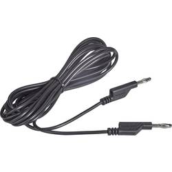 VOLTCRAFT MS5/SW Messleitung Lamellenstecker 4 mm Lamellenstecker 4 mm 5.00 m Schwarz 1 St.