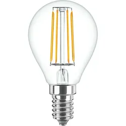 Philips LED-Tropfenlampe E14 klar Glas CorePro LED#34730400