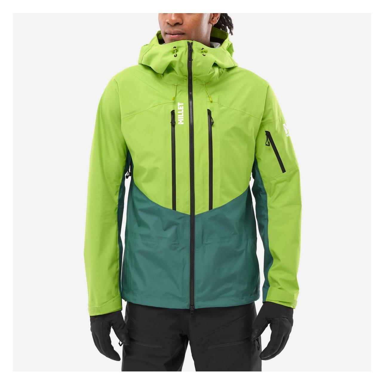 Millet Veste Imperméable M White 3L Vert Homme (L) (miv9519n0005l-3515720609992)