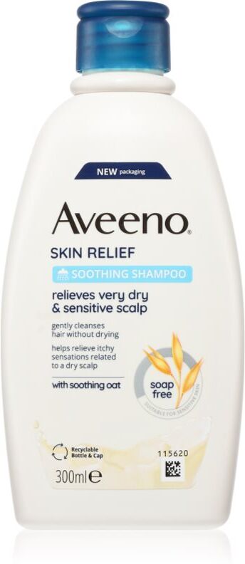 Aveeno Skin Relief shampoing apaisant pour cuir chevelu sec et sensible 300 ml