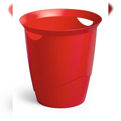Papierkorb TREND, Polypropylen, rund, 315 x 330 mm (ØxH),16 l, rot